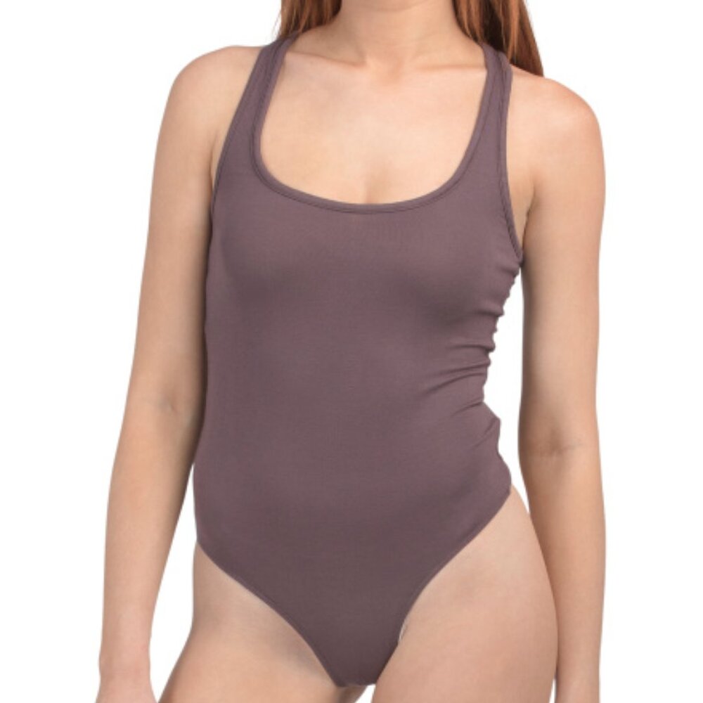 IVL Collective Racerback Bodysuit Pepper Small NWT